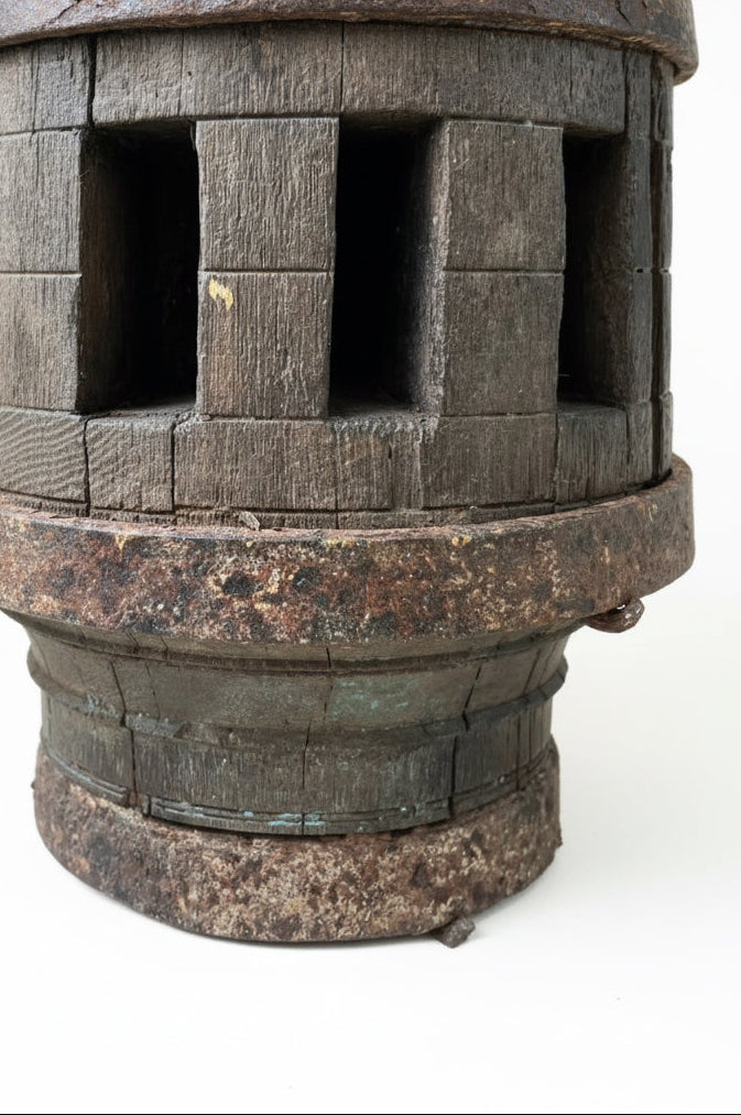 Old Wheel Hub - Candle Holder