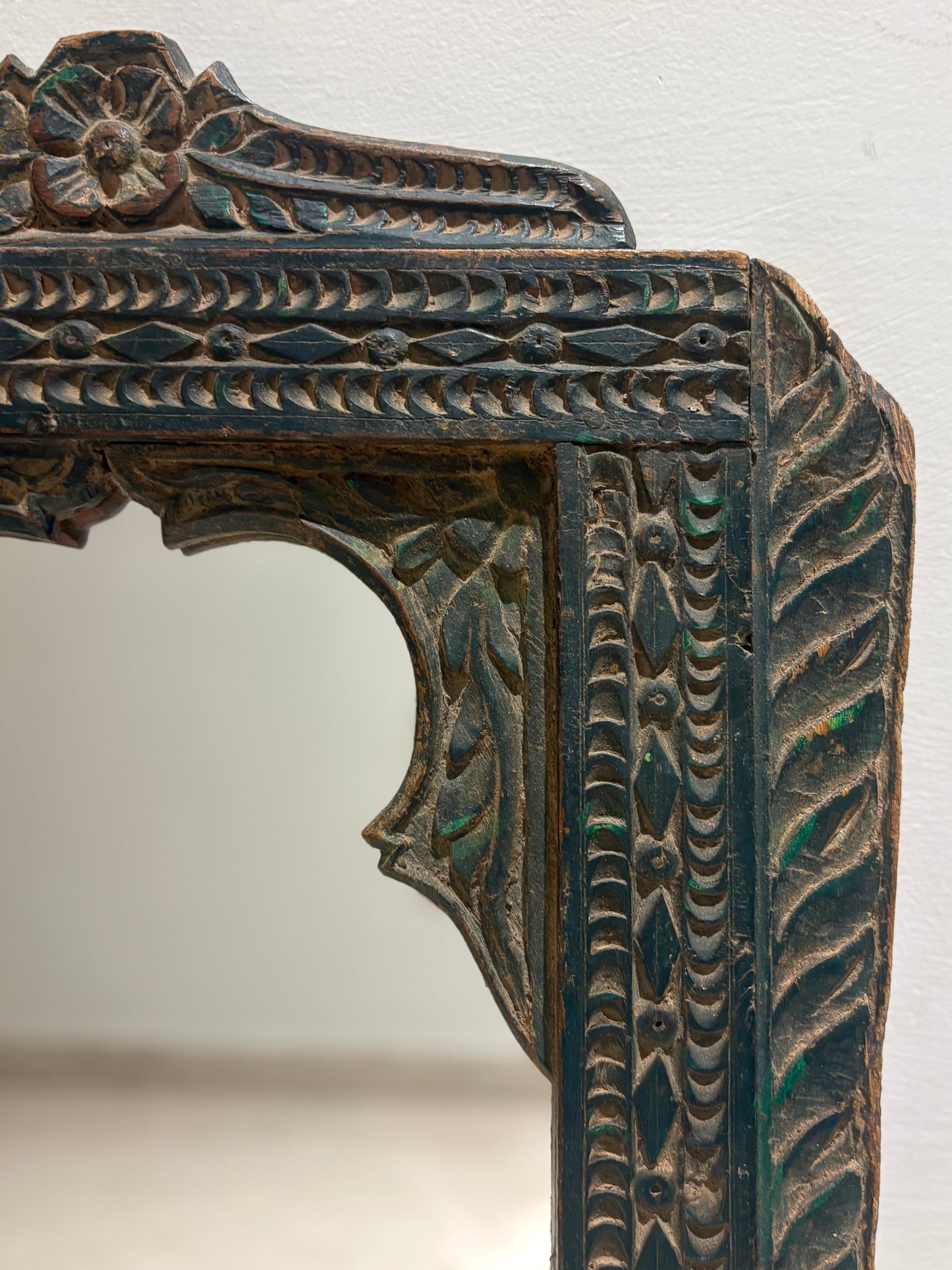 Old Hand Carved Mirror