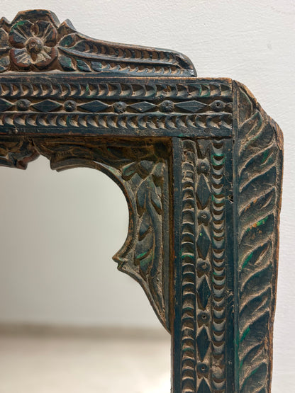 Old Hand Carved Mirror