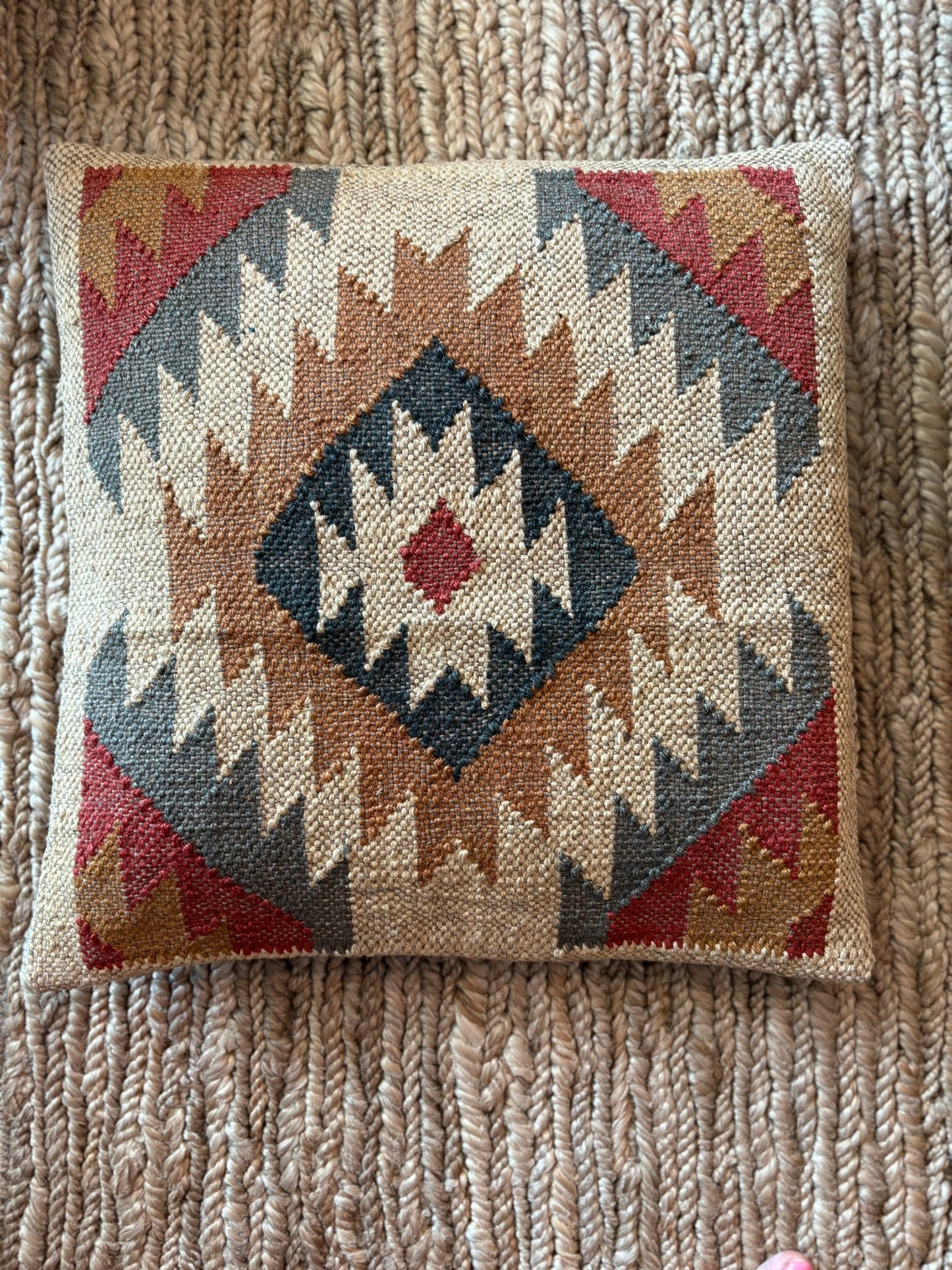 Kilim Cushion Collection - Multicolor Triangles