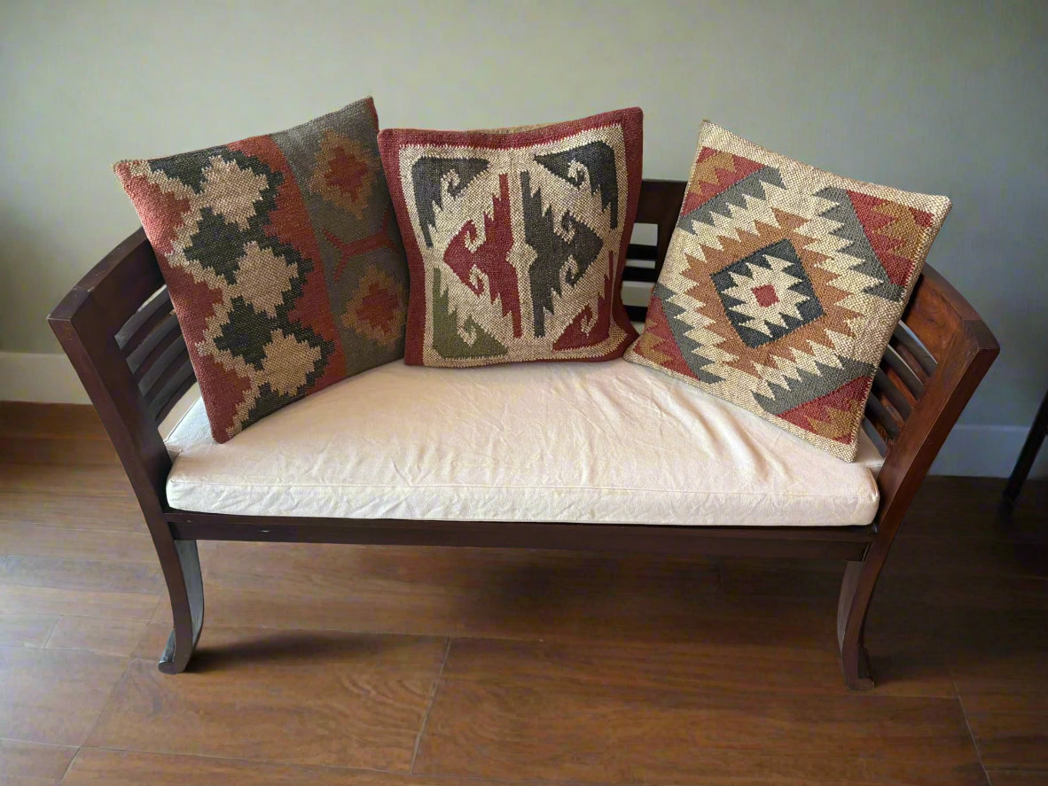 Kilim Cushion Collection - Multicolor Triangles