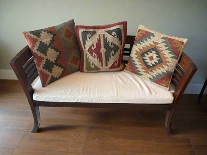 Kilim Cushion Collection - Multicolor Triangles