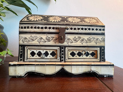 Amara Vintage Floral Hand painted Box
