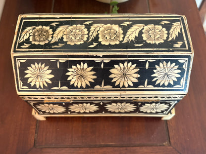 Amara Vintage Floral Hand painted Box