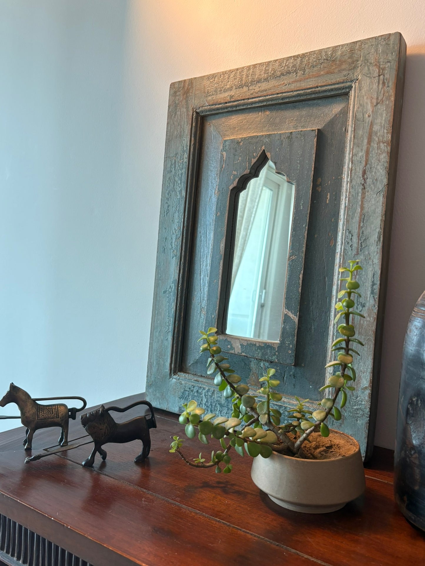 Mumtaz Vintage Teakwood Mirror