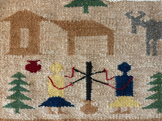 "Home" - Textile Art in wool