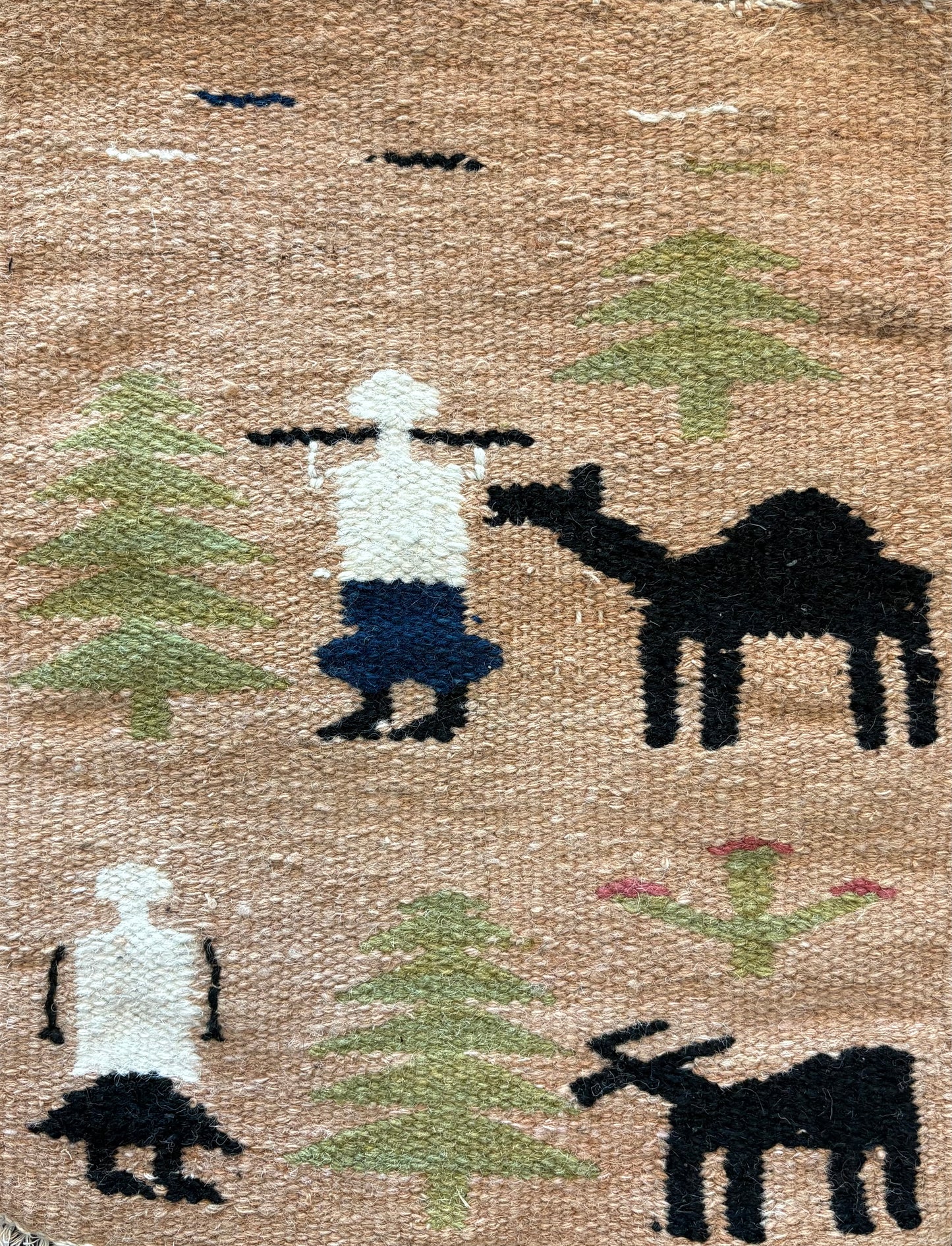 "The Camel and me" - Textile Art in wool