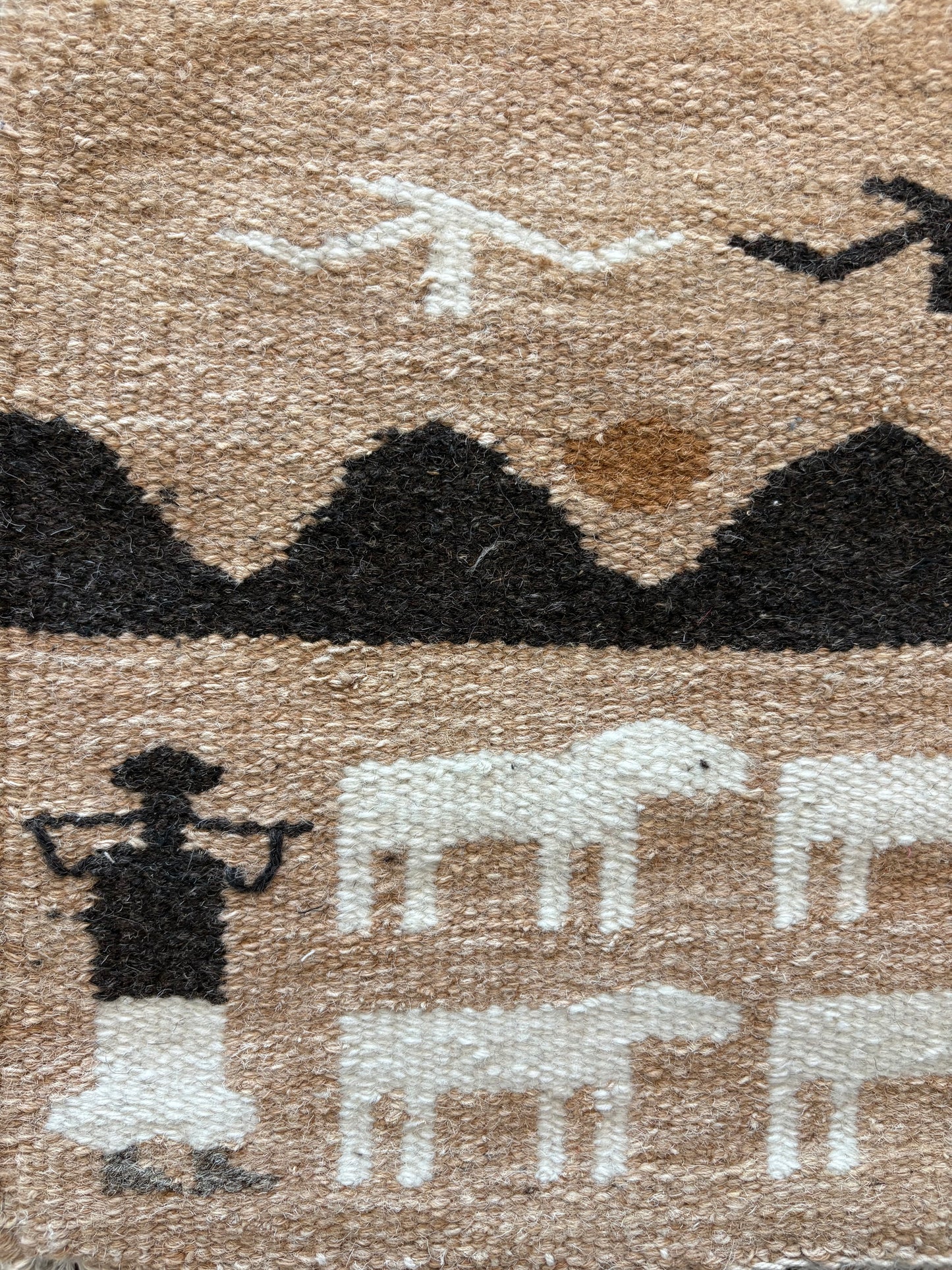 "The Sunrise" - Textile Art in wool