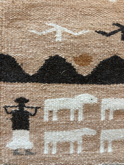 "The Sunrise" - Textile Art in wool