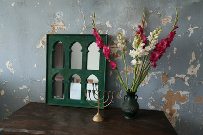 The 6 Arched Mirror - Opulent Green