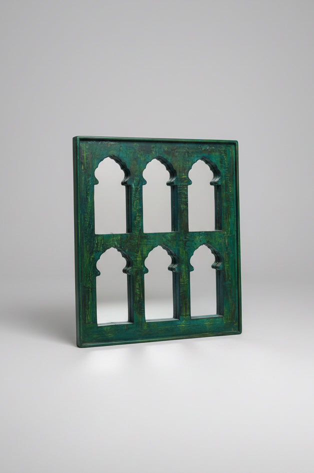 The 6 Arched Mirror - Opulent Green