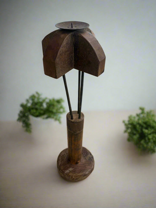 Tall Vintage Candle Holder
