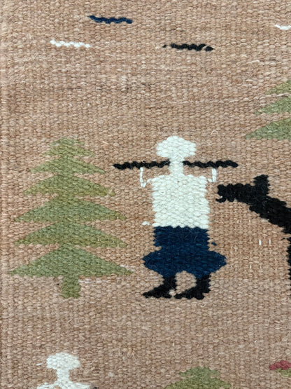 "The Camel and me" - Textile Art in wool