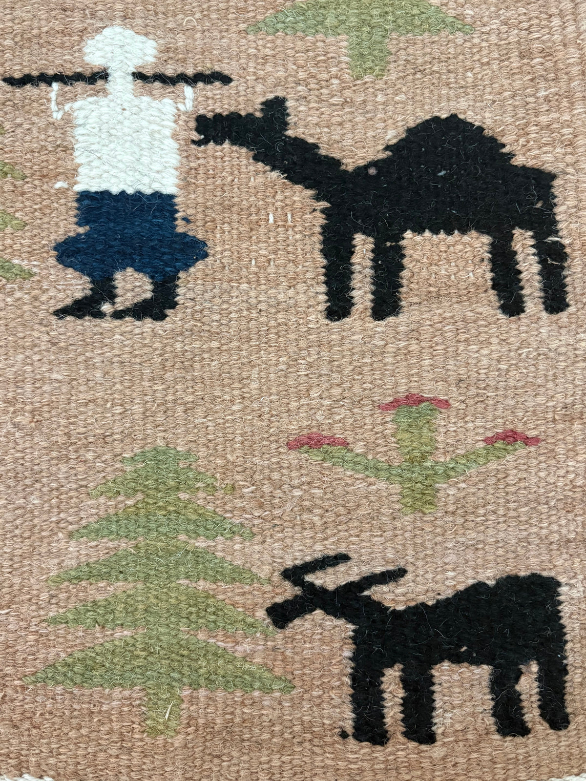 "The Camel and me" - Textile Art in wool