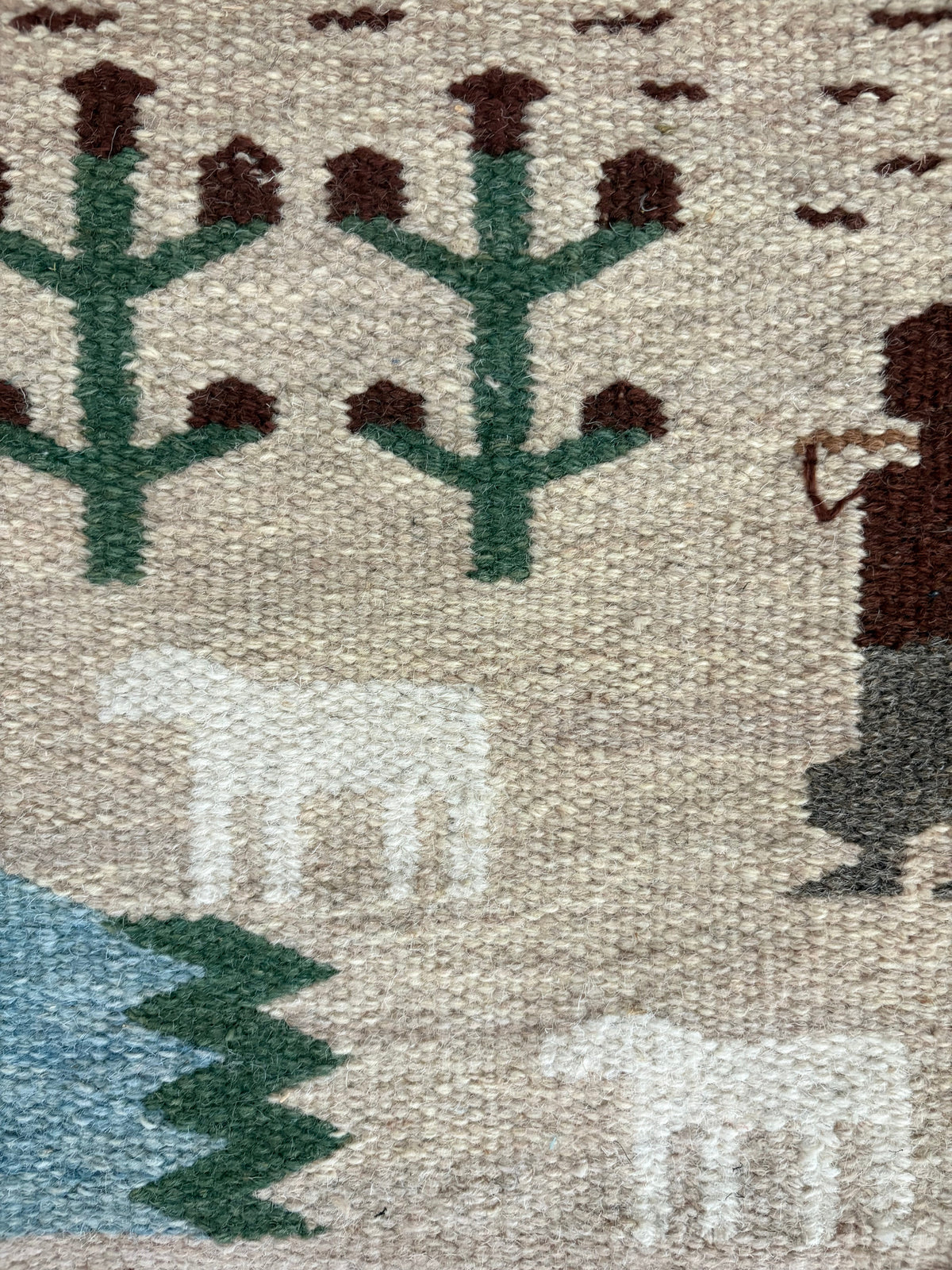 "Life by the Oasis" - Textile Art in wool