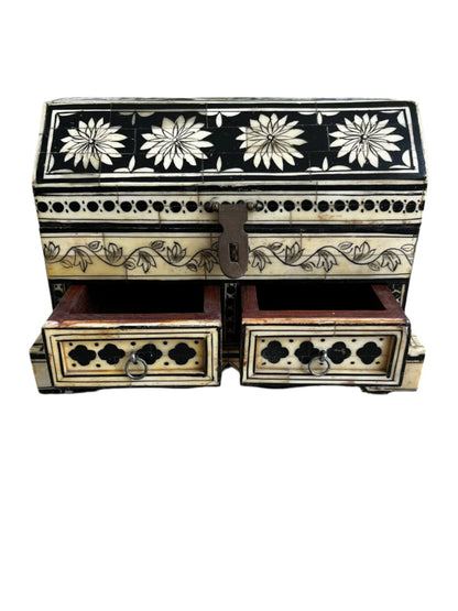Amara Vintage Floral Hand painted Box