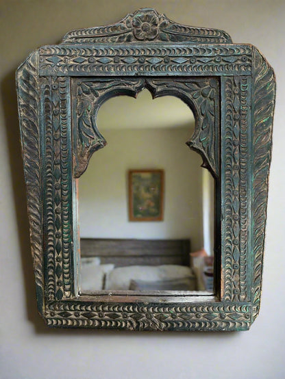 Mia Vintage Hand Carved Mirror