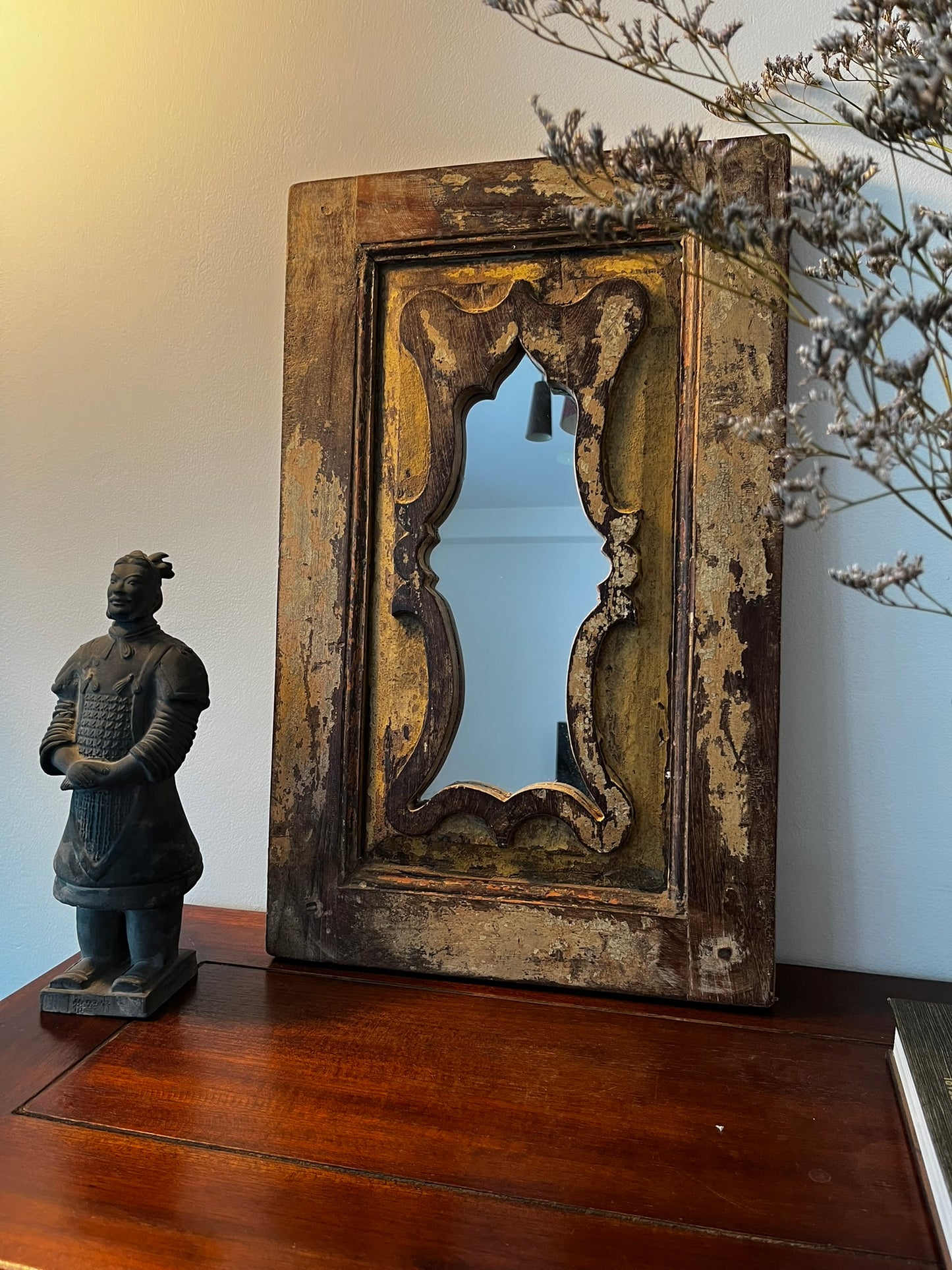 Avandita Vintage Teakwood Mirror