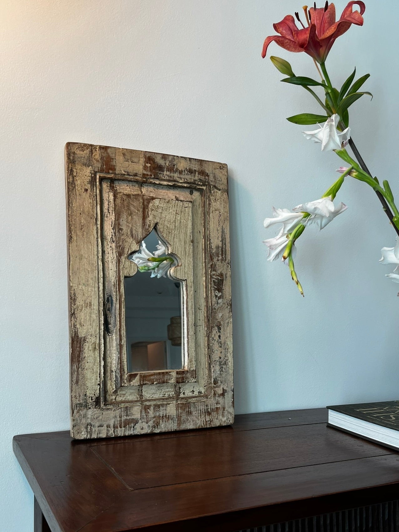 Tara Vintage Teakwood Mirror