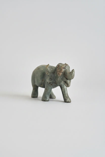 African Hand-Carved Cape Buffalo | Natural stone Figurine