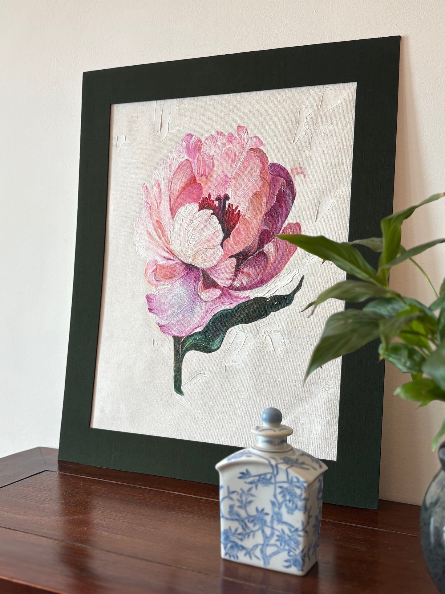 Original Peony Painting