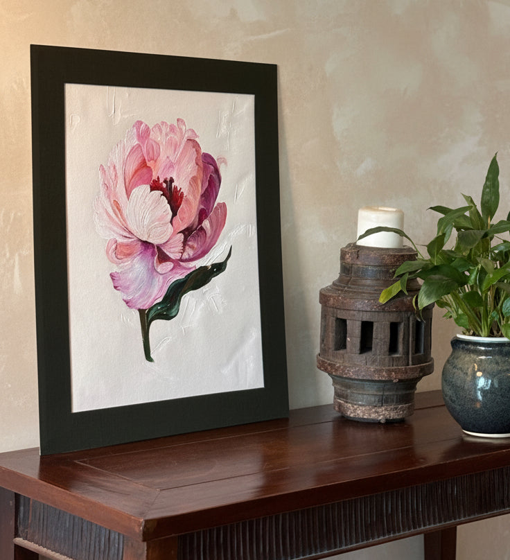 Original Peony Painting