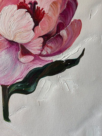 Original Peony Painting