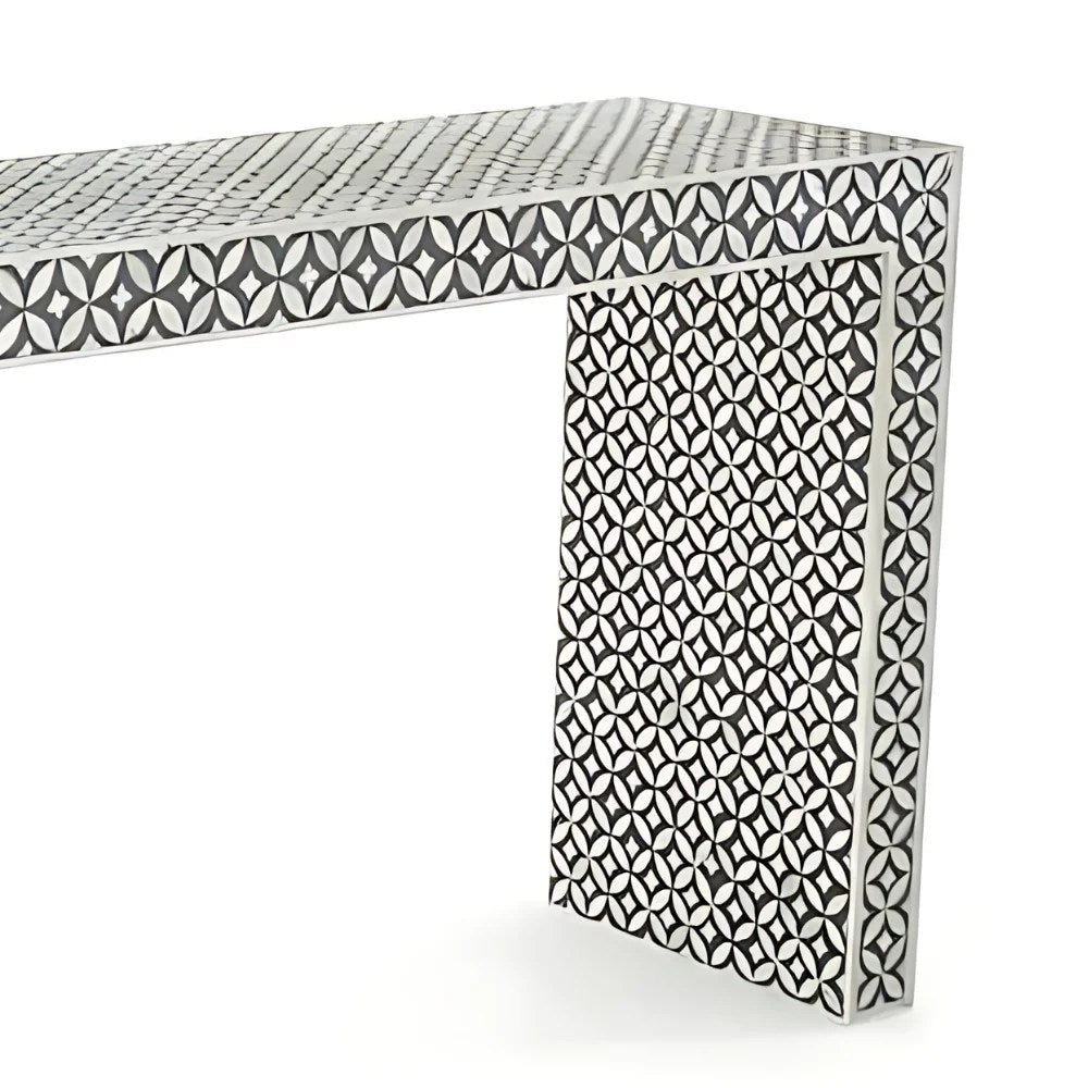 Amara Classic Black & White Console Table