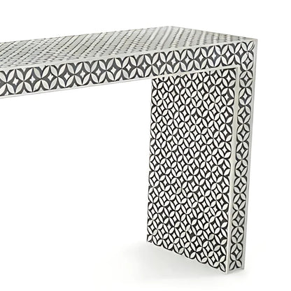 Amara Classic Black & White Console Table