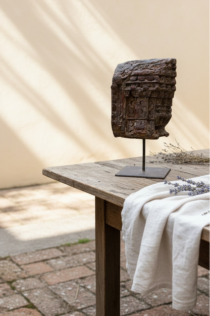 Meena Vintage Pillar Candle Base
