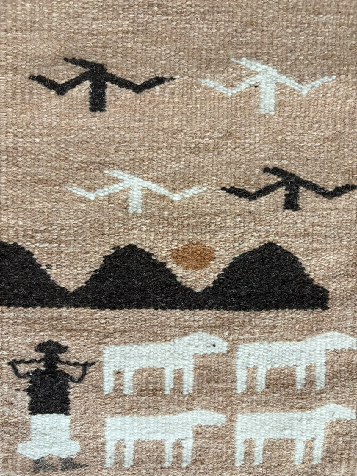 "The Sunrise" - Textile Art in wool