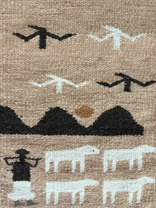 "The Sunrise" - Textile Art in wool