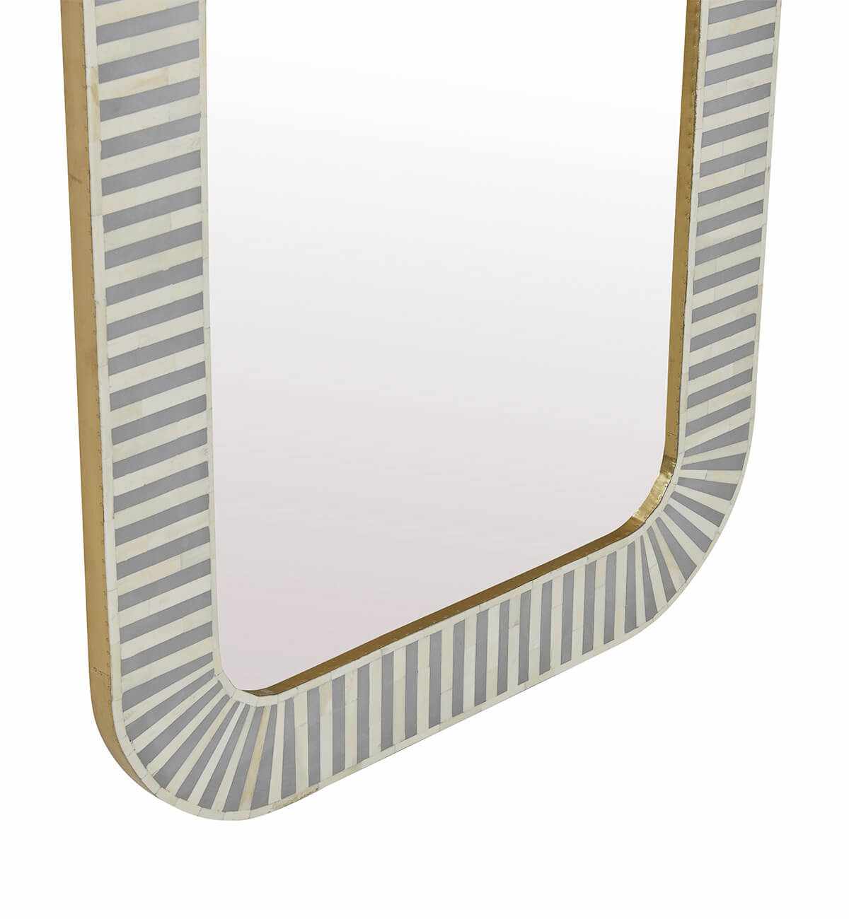 Amara Striped Inlay Mirror